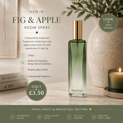 Room Spray, Fig & Apple, 120ml