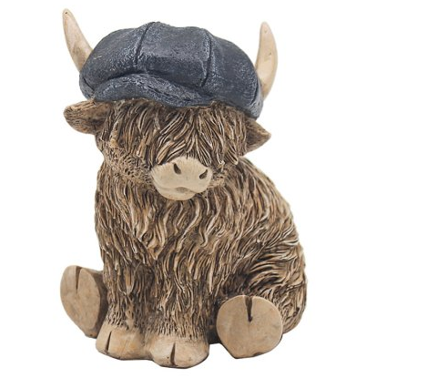 Flat cap Highland Cow