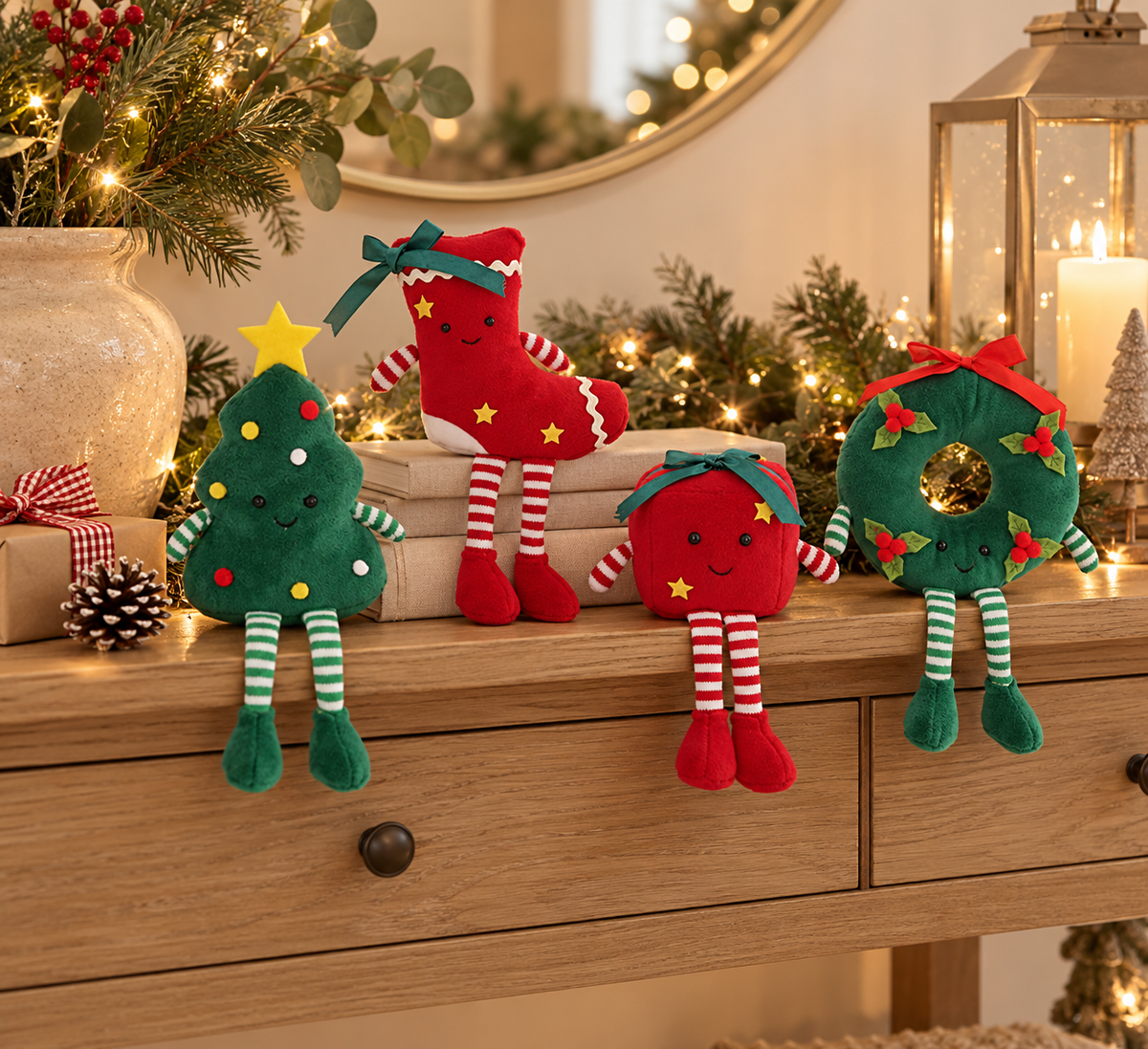 Dangly Leg Plush Fun Pals, 4 designs
