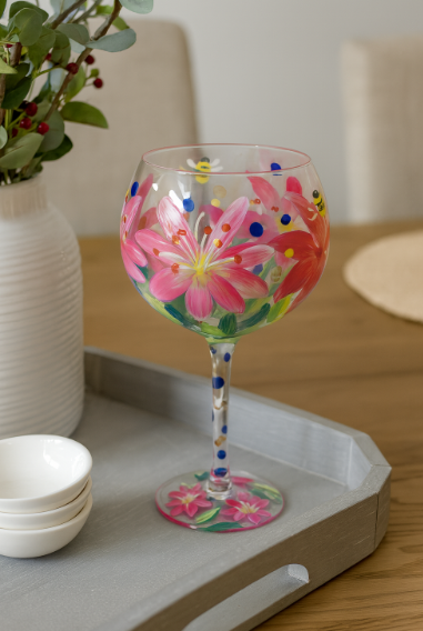 Lilies, Gin Glass