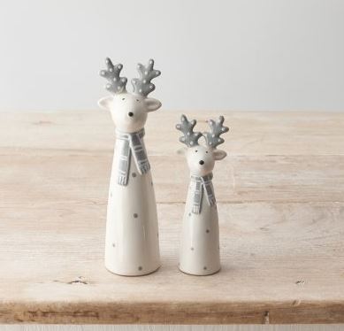 Grey Spotted Reindeer, 2 sizes