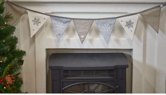 Welsh Xmas Snowflake Buntin