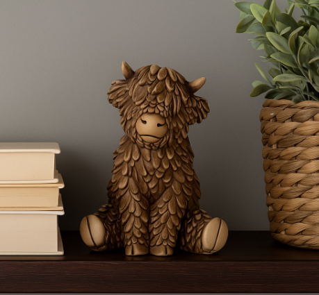 Single Highland Cow