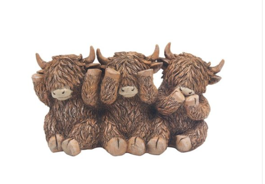 Highland Cow Trio Ornament