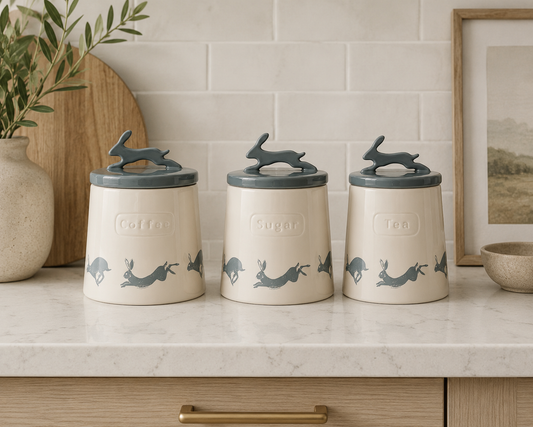 Hare, Kitchen Canister, Tea, Coffee, Sugar