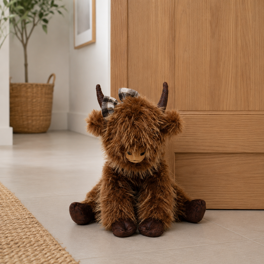 Hatty, Long Hair Highland Cow Doorstop