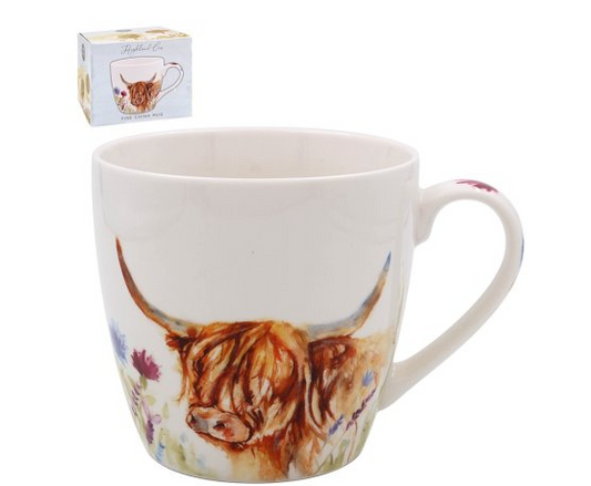 Highland Cow Mug with Gift Box