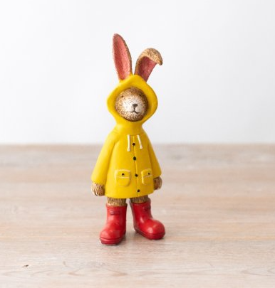 Jasper Rabbit Raincoat Bunny, 14cm