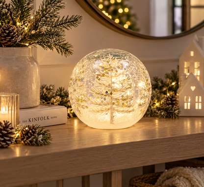 LED Crackle Tree Ball