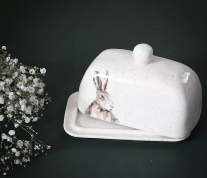 Hare Butter Dish