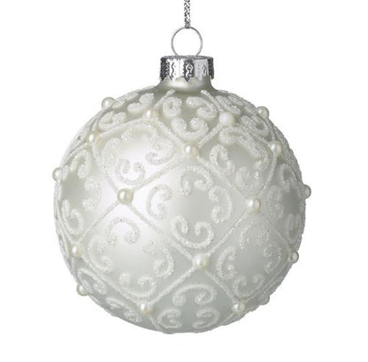 Pearl White & Pearl Gems Bauble