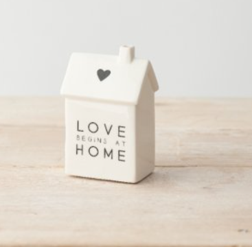 'Love begins at home' Porcelain House