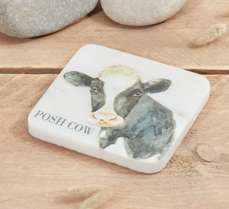 Marble, Posh Cow Coaster