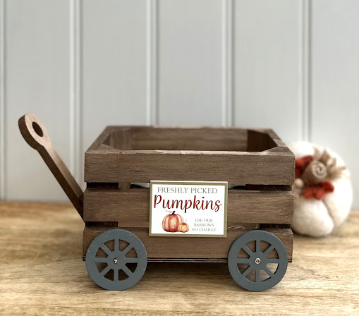 Pumpkin Wagon Cart