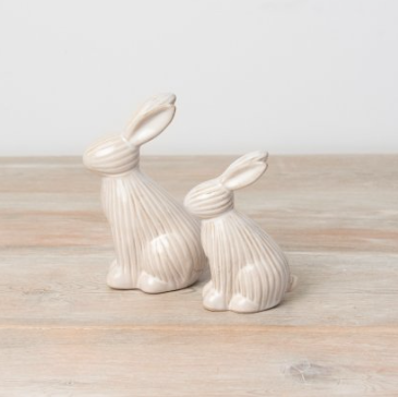 Cream Ribbed Bunny, 2 sizes