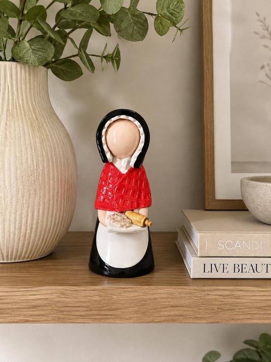 Ceramic Welsh Lady, Rolling Pin