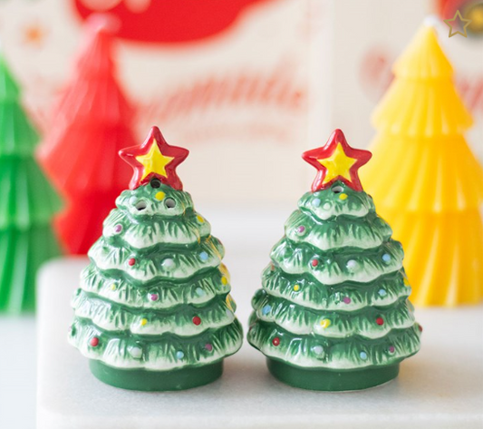 Christmas Tree Salt & Pepper