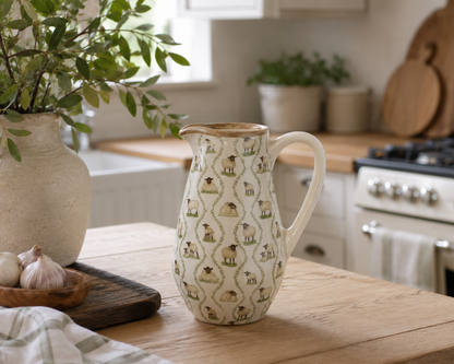 Stoneware Sheep, Jug