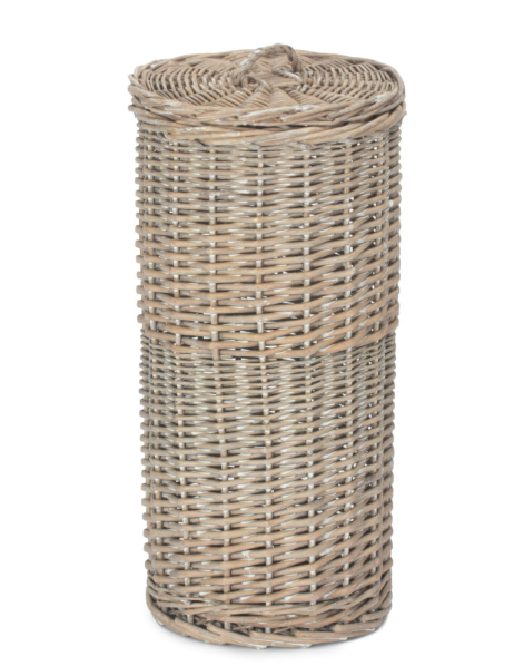 Grey Wash Toilet Roll Holder