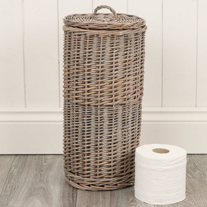 Grey Wash Toilet Roll Holder