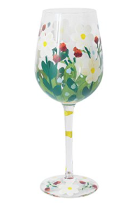 Daisies, Wine Glass