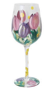Tulips, Wine Glass