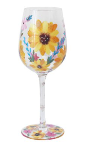 Sunflower, Wine Glass