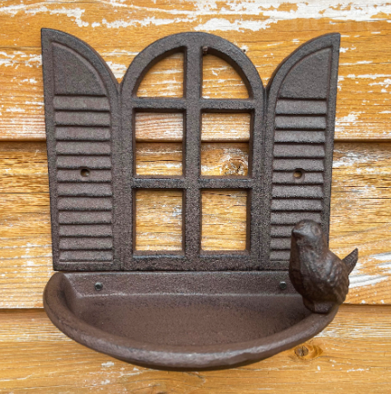 Cast Iron Window Bird Feeder