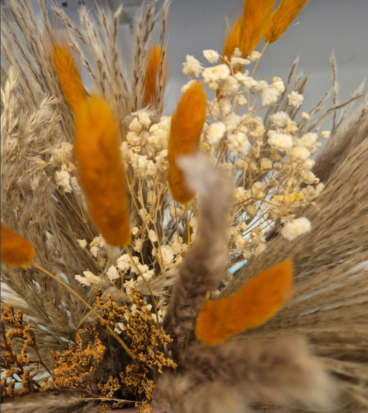 Boho Autumn pampas Grass Bouquet