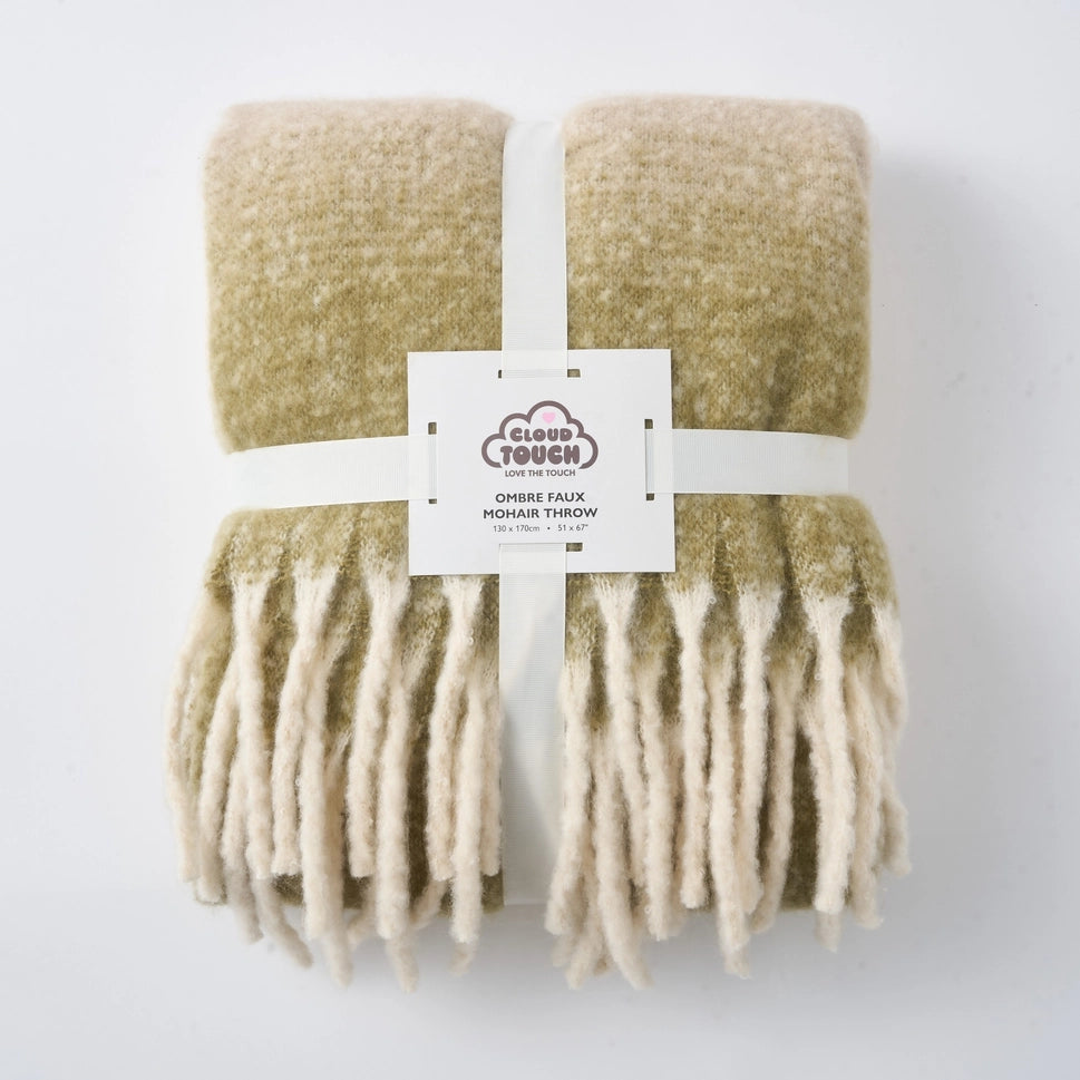 Ombre Soft Fringe Blanket, 2 colours