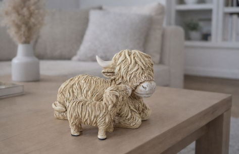 Mother & Baby Kissing Cows