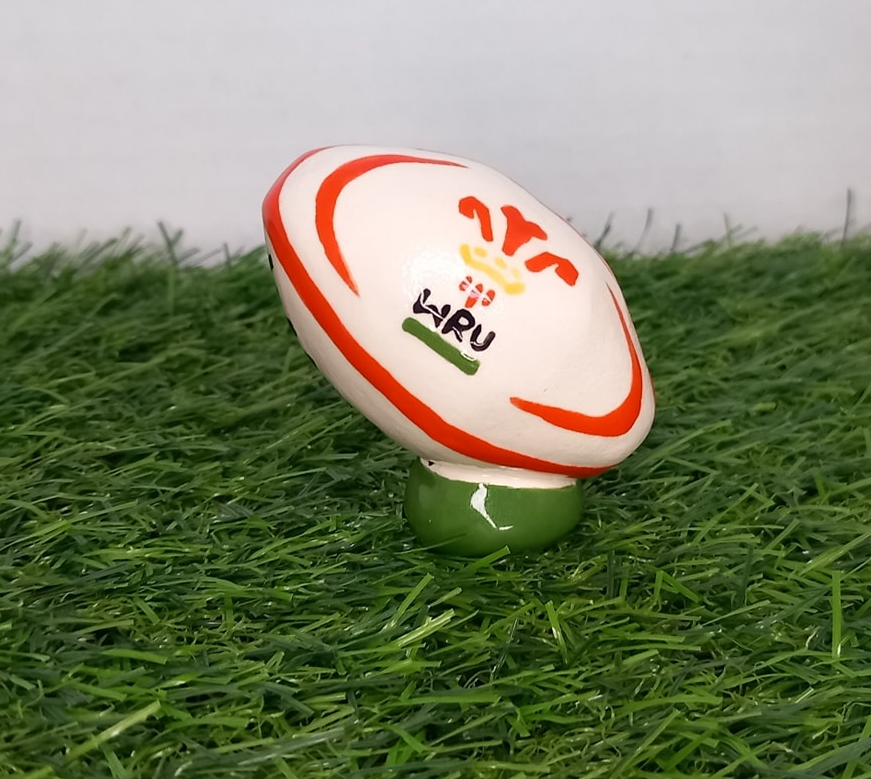 Ceramic Dad Rugby Ball