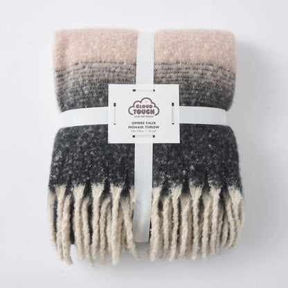 Ombre Soft Fringe Blanket, 2 colours