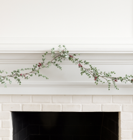 Glitter Berry Garland, 120cm