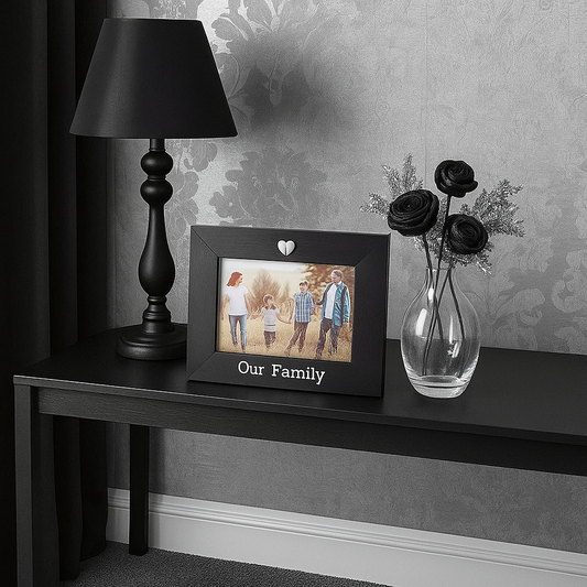 Black Family Photo Frame, 6x4