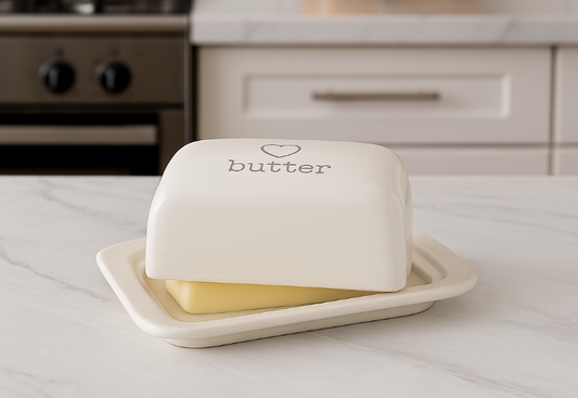Sweet Heart Butter Dish