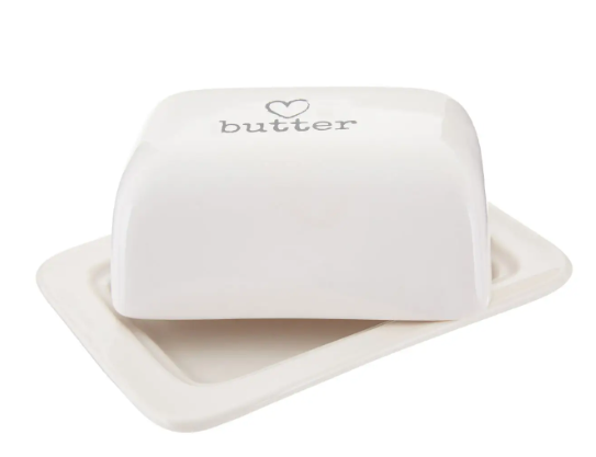 Sweet Heart Butter Dish