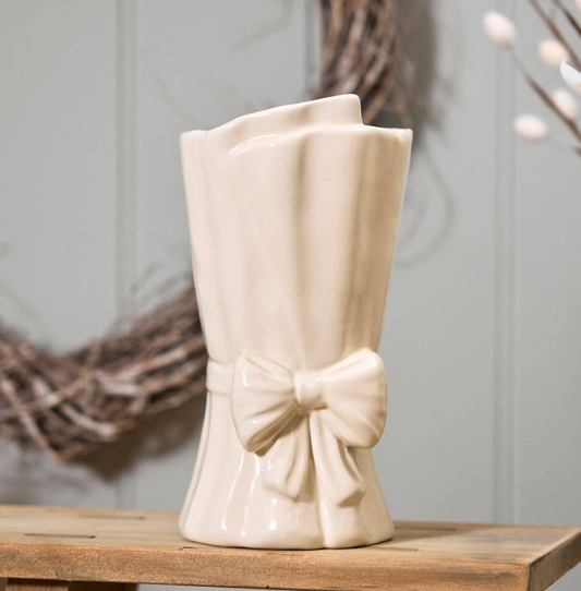 Ceramic Bow Vase