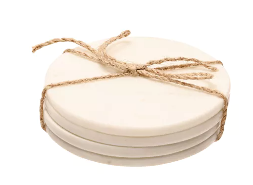 Set4 Marble Coasters