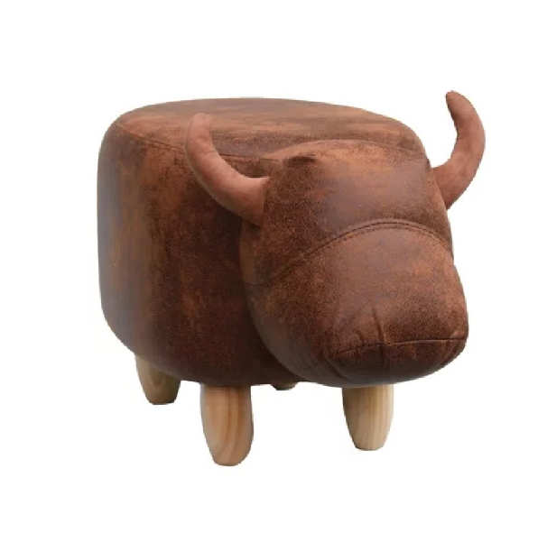 Cocoa, Brown Highland Cow Stool