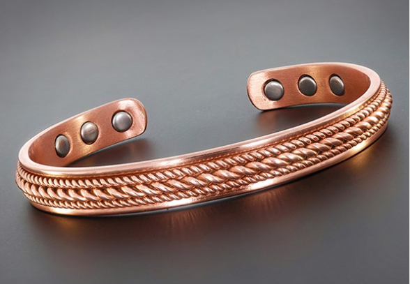 Men Twist Copper Bangle