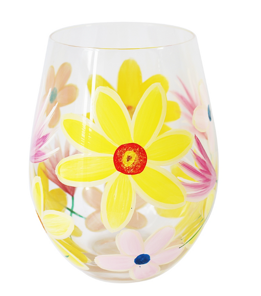 Daffodil Stemless Glass