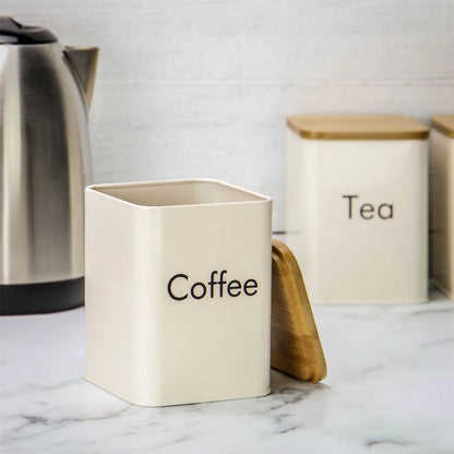 Cream Canister Set with Bread Bin