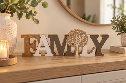 Family, Wooden Ornament