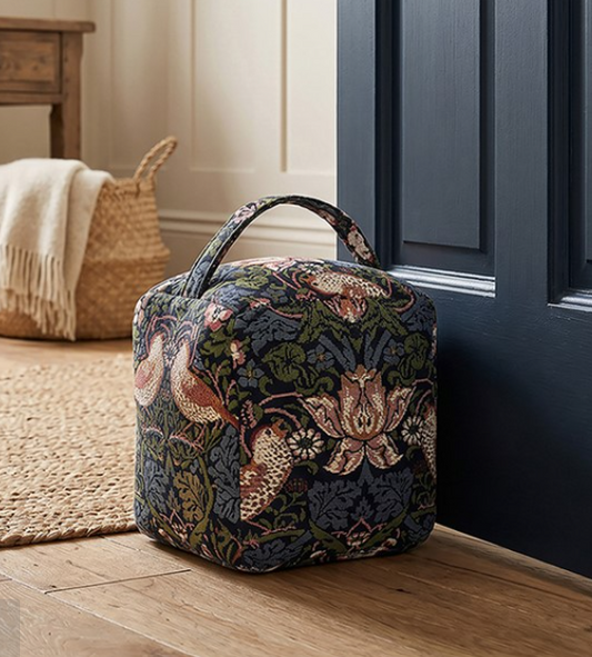 William Morris Fabric Doorstop Cube