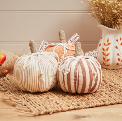 Fabric Pumpkin, Snug, Cosy, Autumn