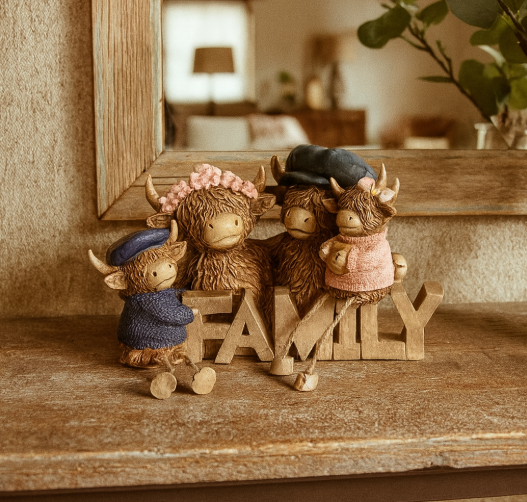 Highland Cow Family