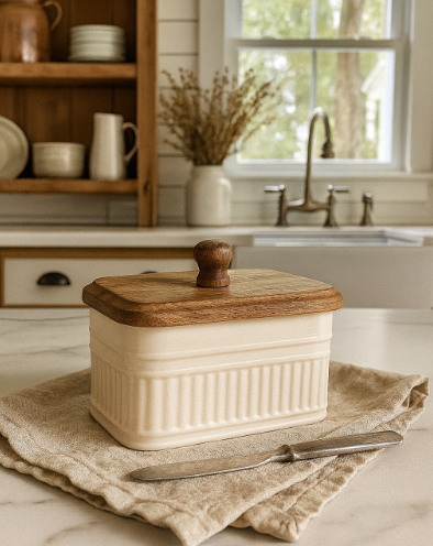 Farmhouse Butter Dish