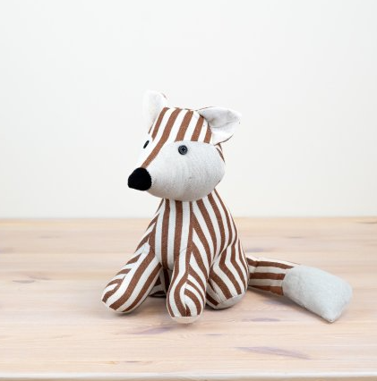 Striped Fox Doorstop