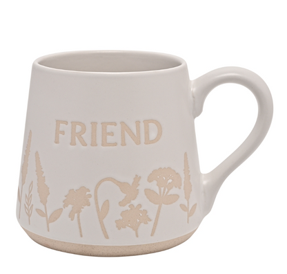 Friend, Stoneware Mug